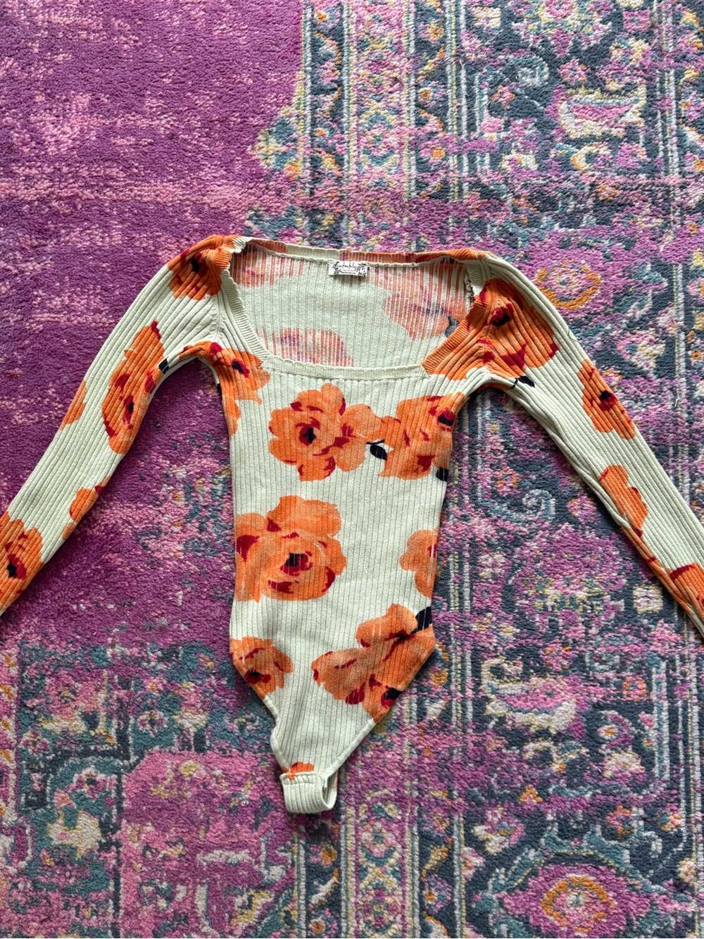 Free People Long-Sleeve Bodysuit